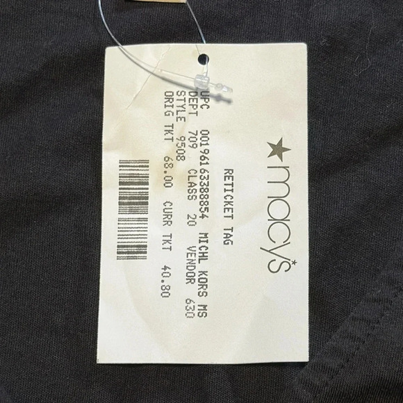 NWT Michael Kors MK Ladies V-neck Long Sleeve Blouse Shirt Top Designer - Picture 7 of 10